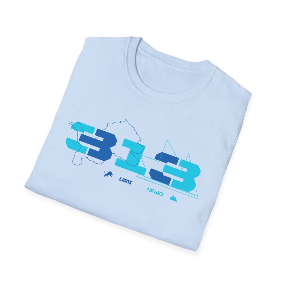 Ninja Detroit Lions Unisex Softstyle T-Shirt