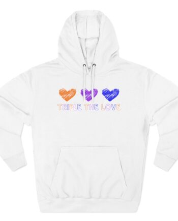 Fresh Love Triple the Love  Three-Panel Fleece Hoodie