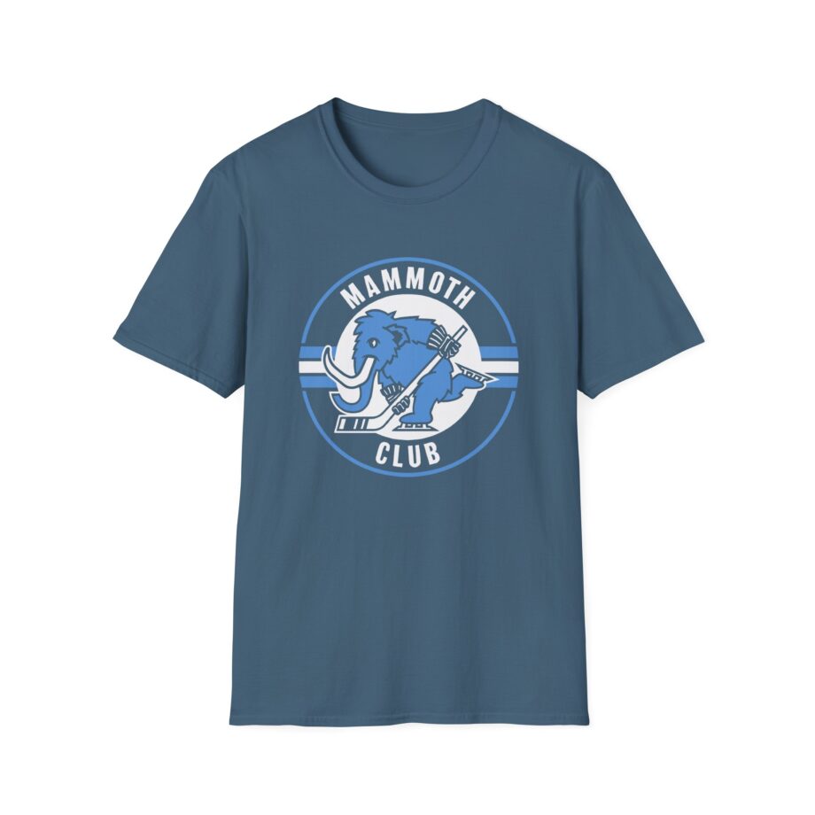The Mammoth Club Hockey Logo Unisex Softstyle T-Shirt
