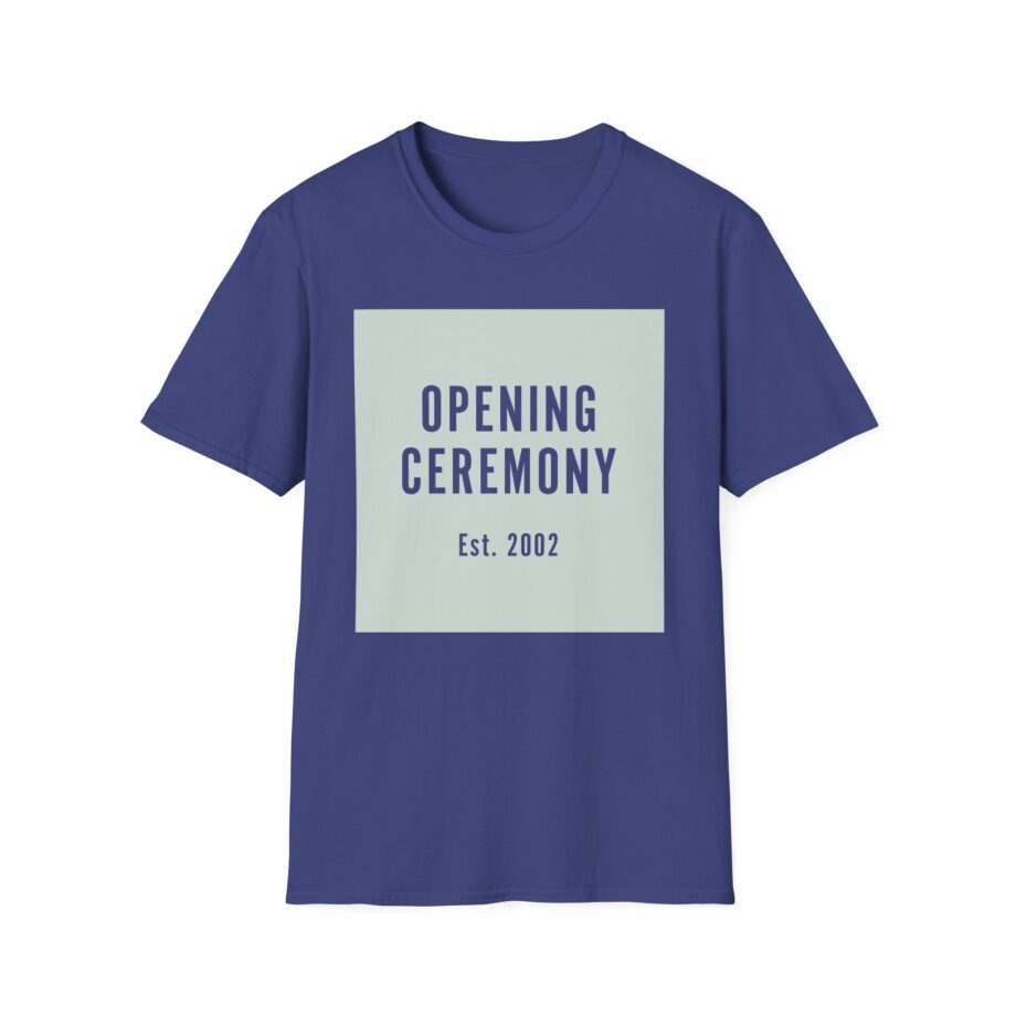 Rewinside Opening Ceremony Est. 2002 Unisex Softstyle T-shirt