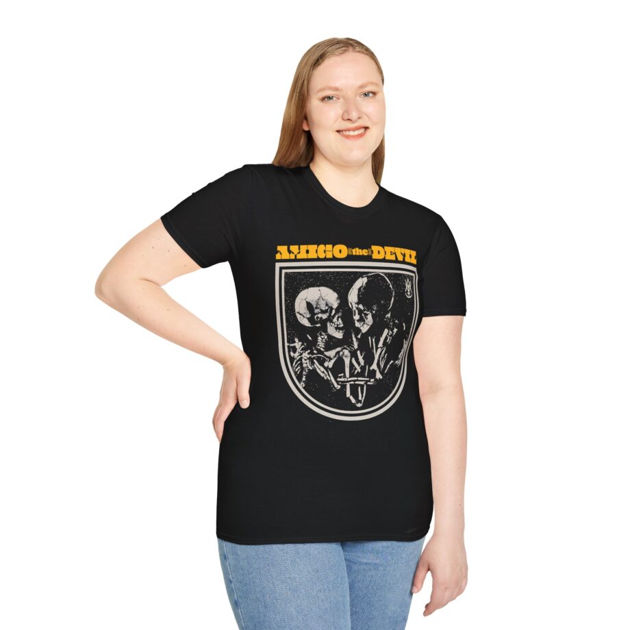 Aamigo the Devil  Rot in Hell Unisex Softstyle T-shirt