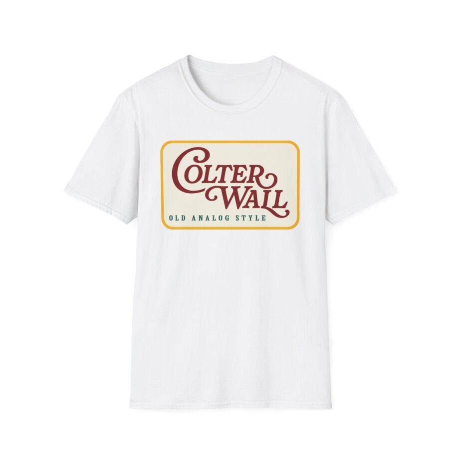 Colter Wall Old Analog Style Unisex Softstyle T-shirt