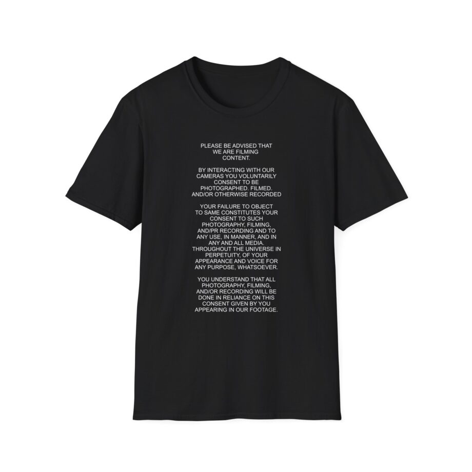 Nekrogoblikon We Are Filming Content Unisex Softstyle T-Shirt