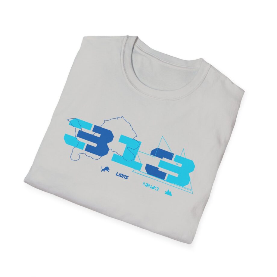 Ninja Detroit Lions Unisex Softstyle T-Shirt