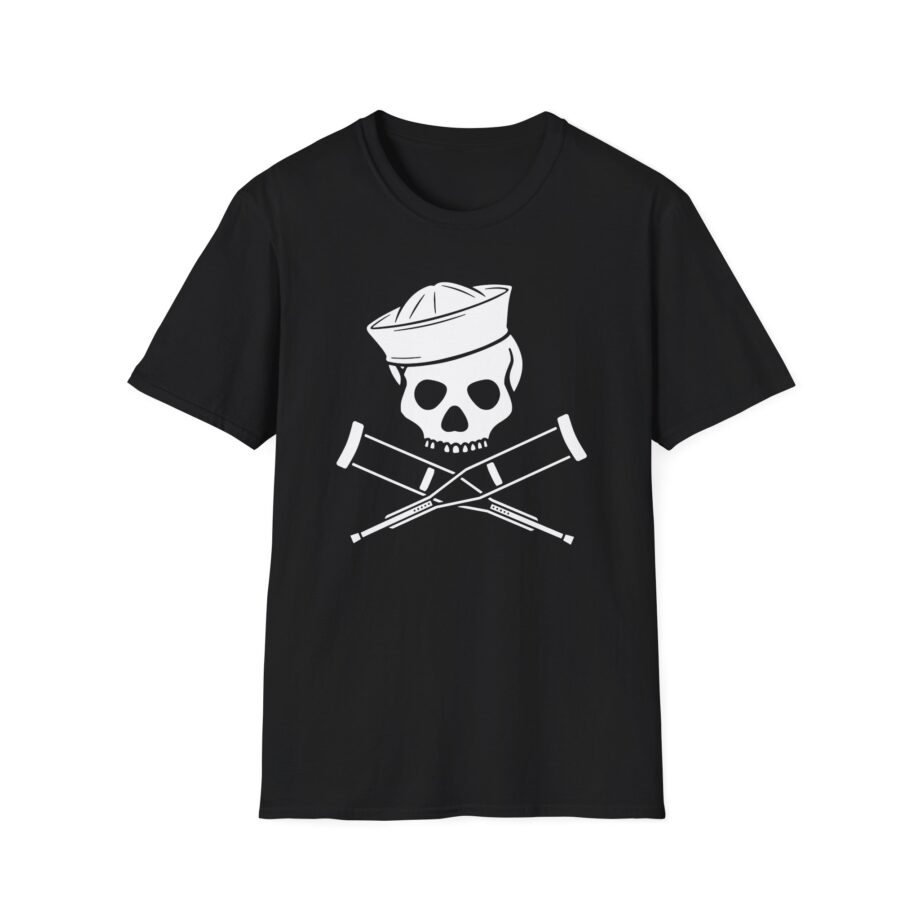 Jackass Sailor Skull & Crossbones Unisex Softstyle T-Shirt