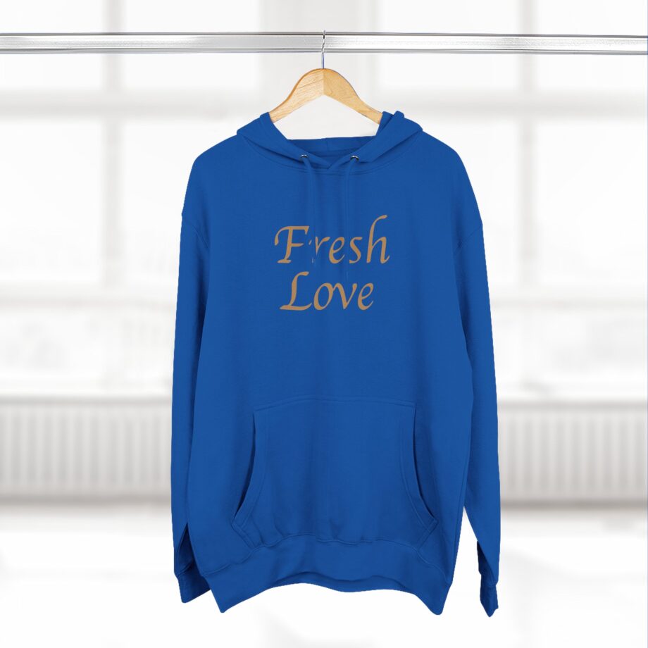 Fresh Love Three-Panel Fleece Hoodie