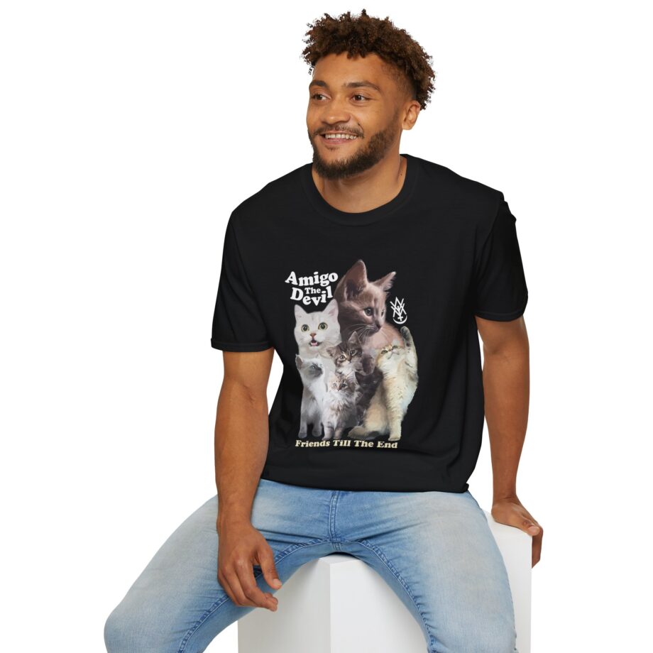 Amigo the Devil  Too Many Puppies Unisex Softstyle T-shirt