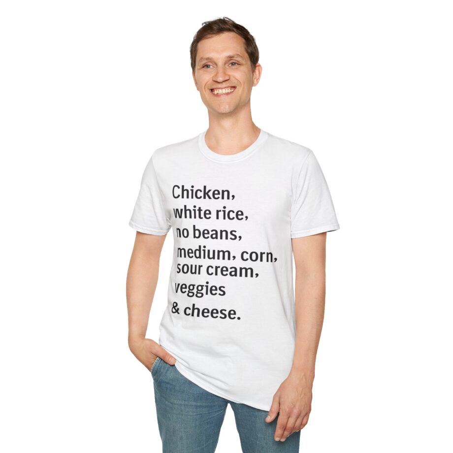 Chipotle Custom Order Unisex Softstyle T-shirt