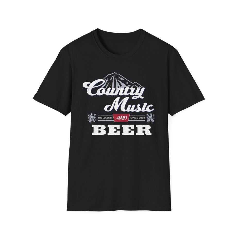Sadie Crowell Country Music & Beer Unisex Softstyle T-shirt