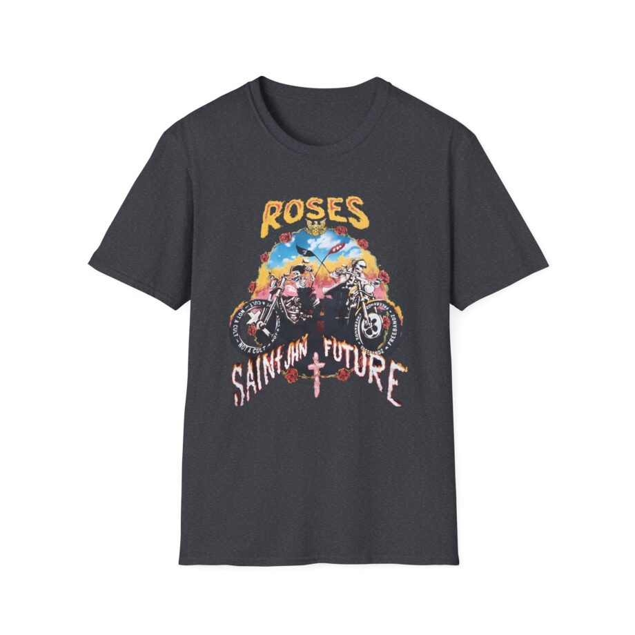 Not a Cult X Freebandz Roses Unisex Softstyle T-Shirt