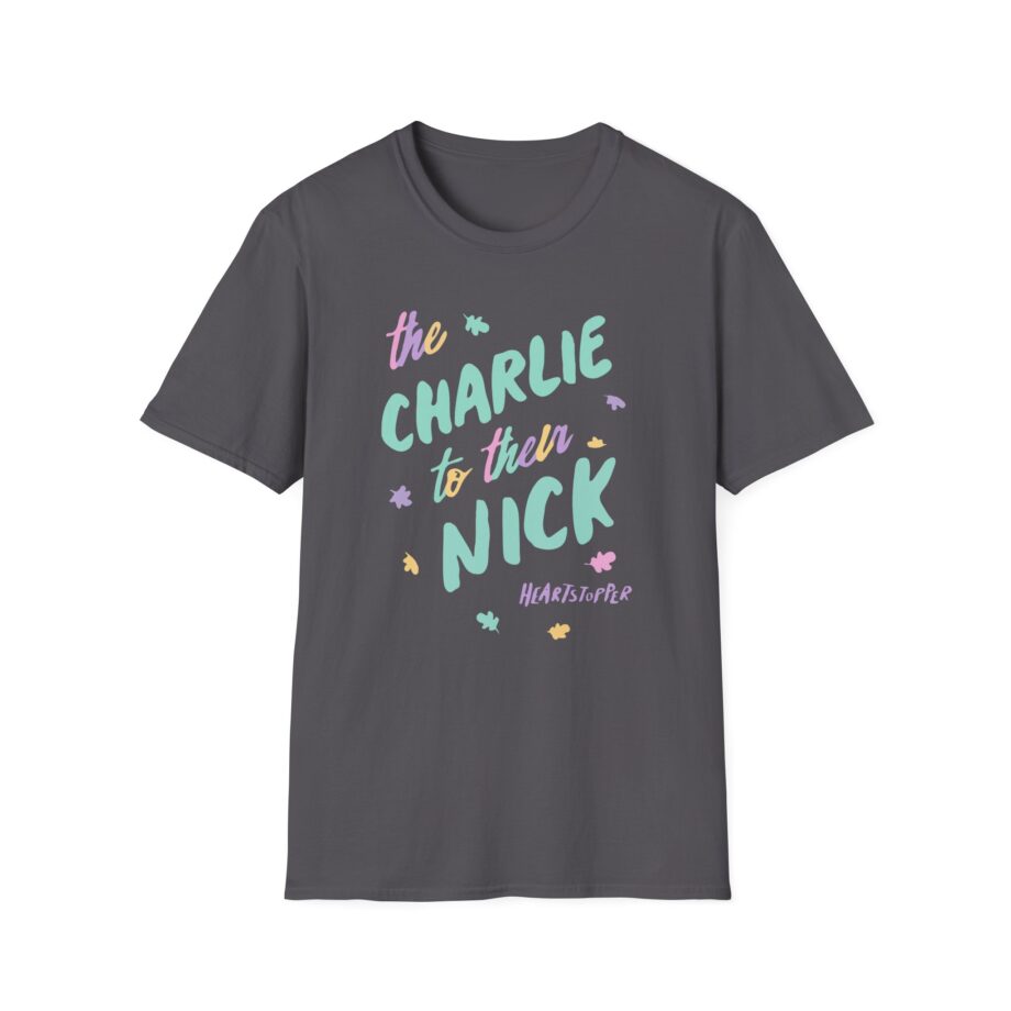 Heartstopper Charlie to Nick Pride Unisex Softstyle T-Shirt