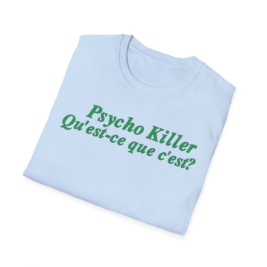 Miley Cyrus Talking Heads X Miley Psycho Killer Unisex Softstyle T-Shirt
