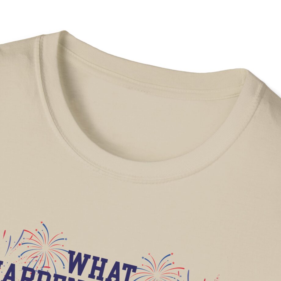 James Droz What Happeneduhhh Unisex Softstyle T-shirt