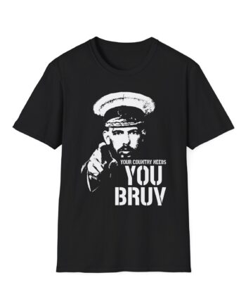 Andrew Tate Your Country Needs You Bruv Unisex Softstyle T-shirt
