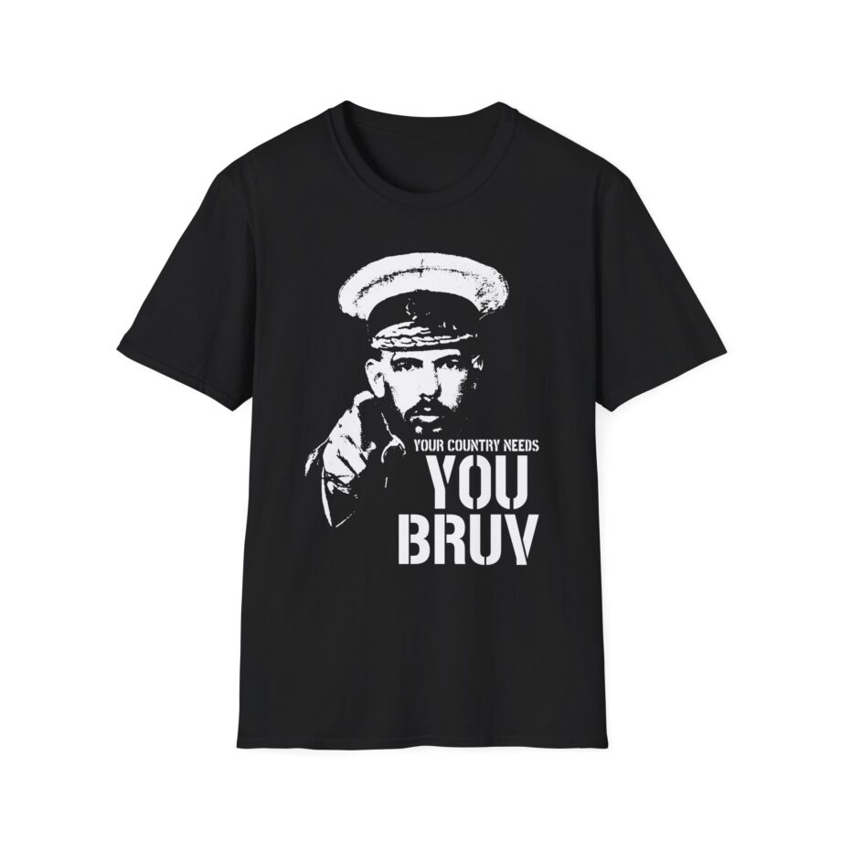 Andrew Tate Your Country Needs You Bruv Unisex Softstyle T-shirt