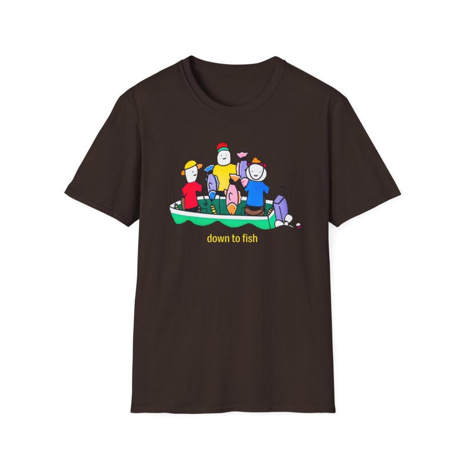 Super Mega Down to Fish Unisex Softstyle T-shirt