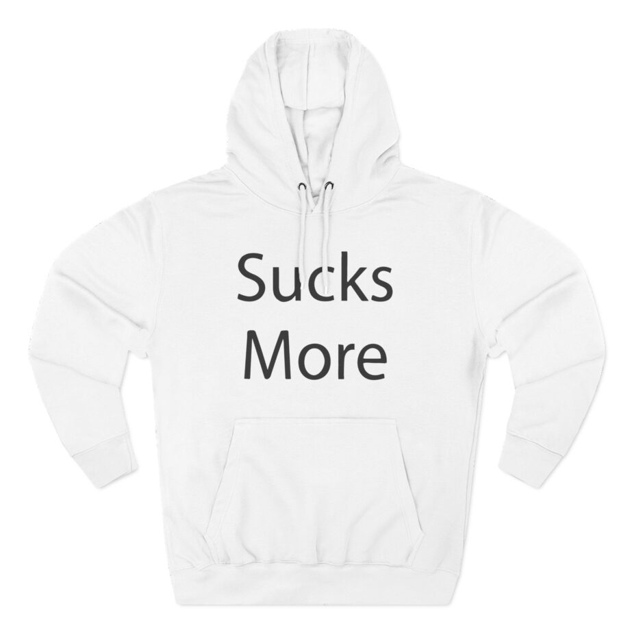 Hamzah Sucks More Tee Three-panel Fleece Hoodie