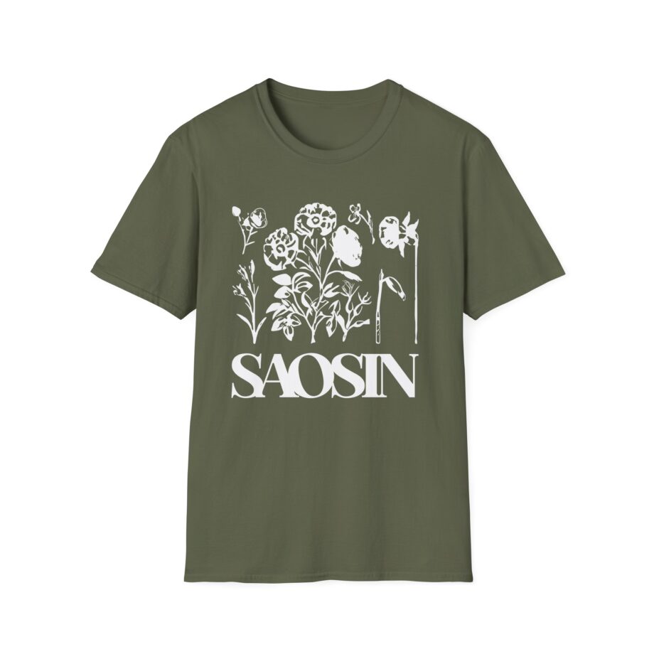 Saosin Flowers Unisex Softstyle T-Shirt