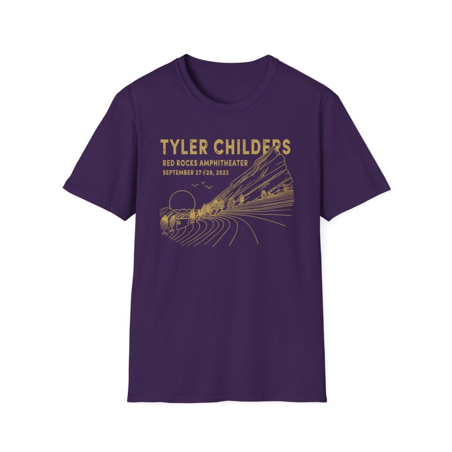 Tyler Childers Red Rocks '23 Unisex Softstyle T-shirt