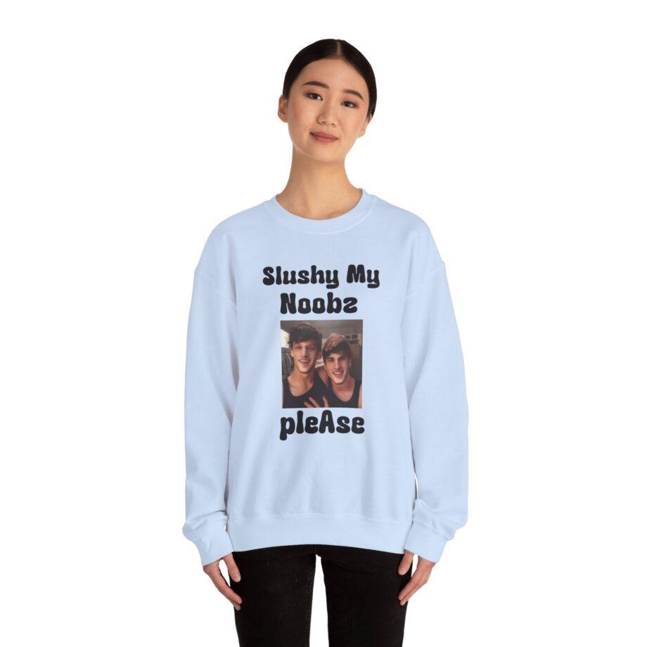 Slushy Noobz Martin and Hamzah Comedy Unisex Heavy Blend Crewneck Sweatshirt