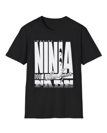 Ninja  Low Taper Fade Tan Unisex Softstyle T-shirt