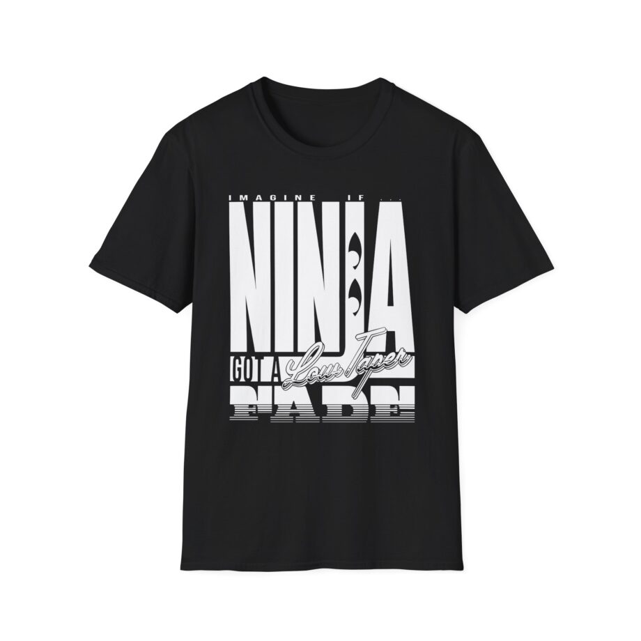 Ninja  Low Taper Fade Tan Unisex Softstyle T-shirt
