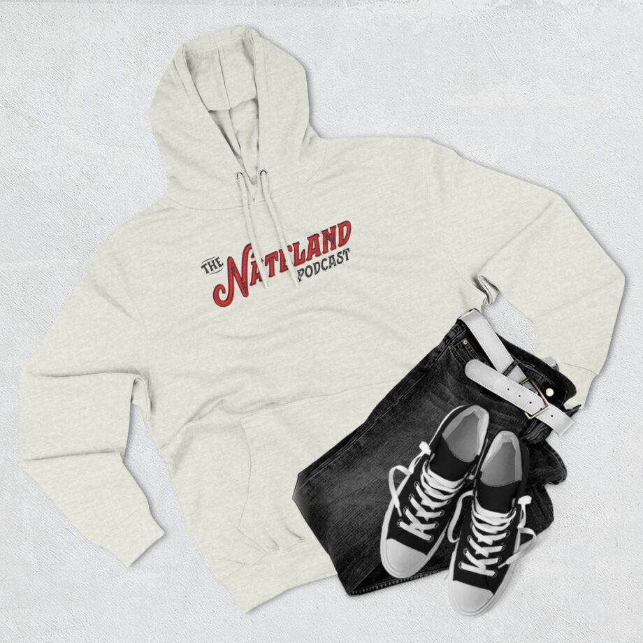 Nate Bargatze  Nateland Podcast Three-panel Fleece Hoodie