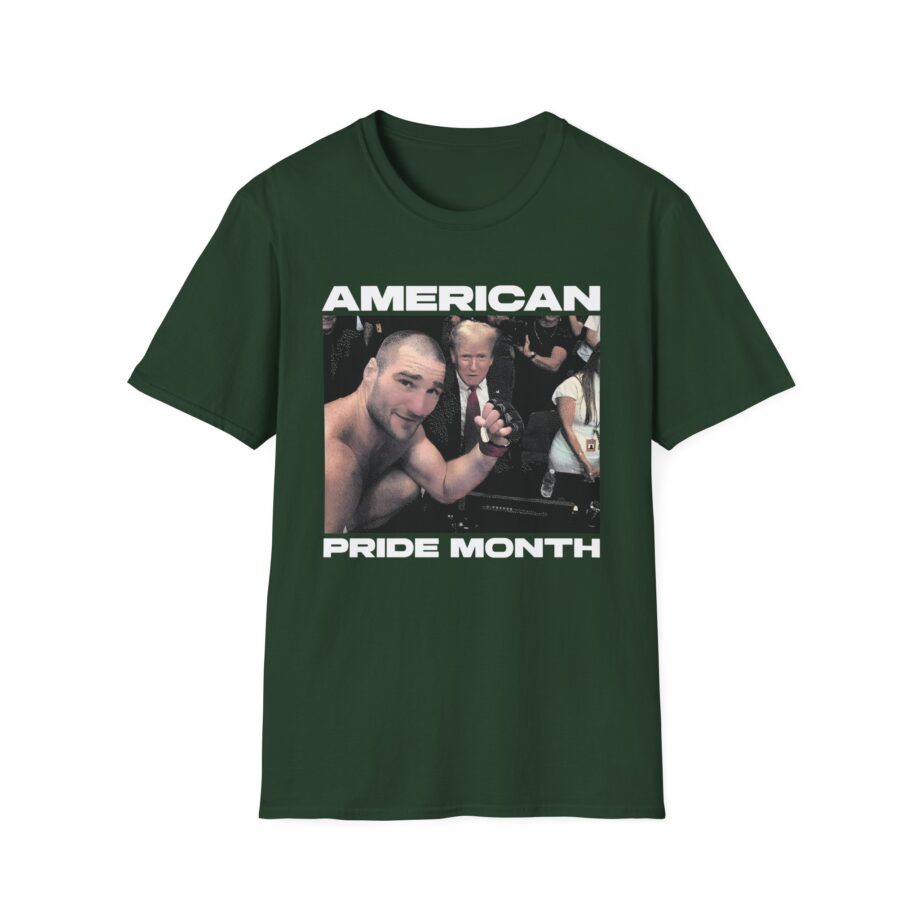 Sean Strickland American Pride Month Unisex Softstyle T-shirt