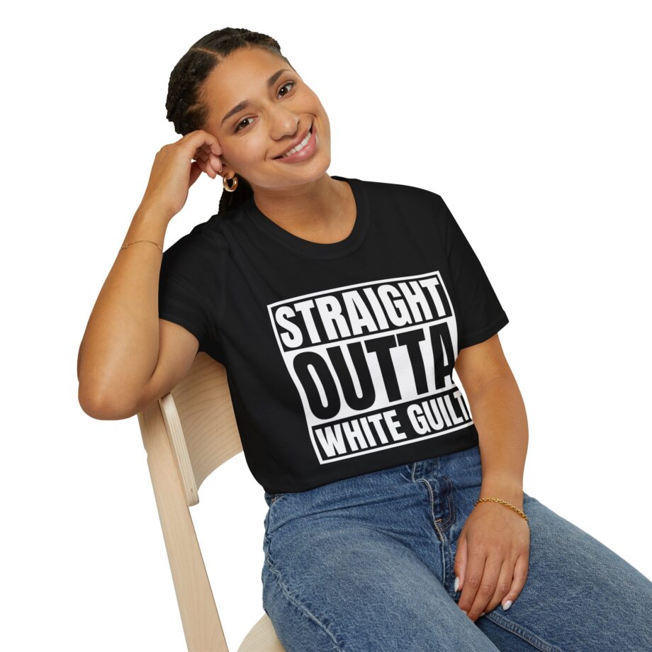 Straight Outta White Guilt Unisex Softstyle T-Shirt