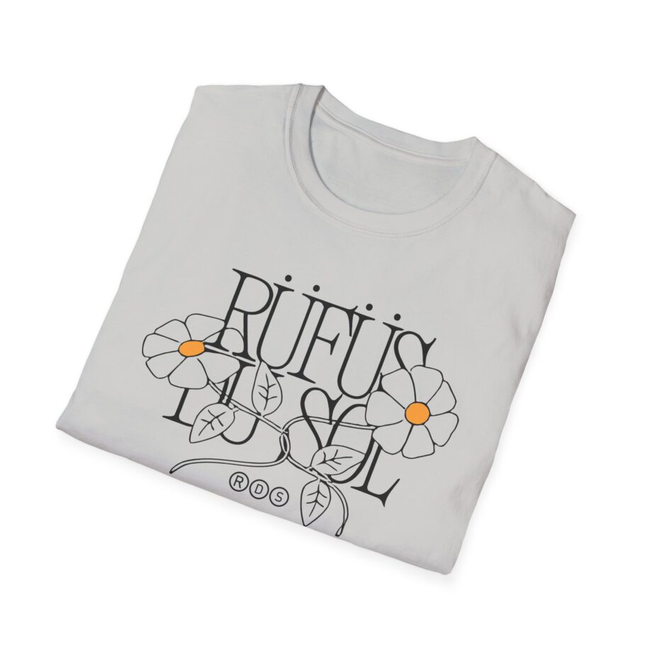 Rufus Du Sol Flower Ecru Unisex Softstyle T-Shirt