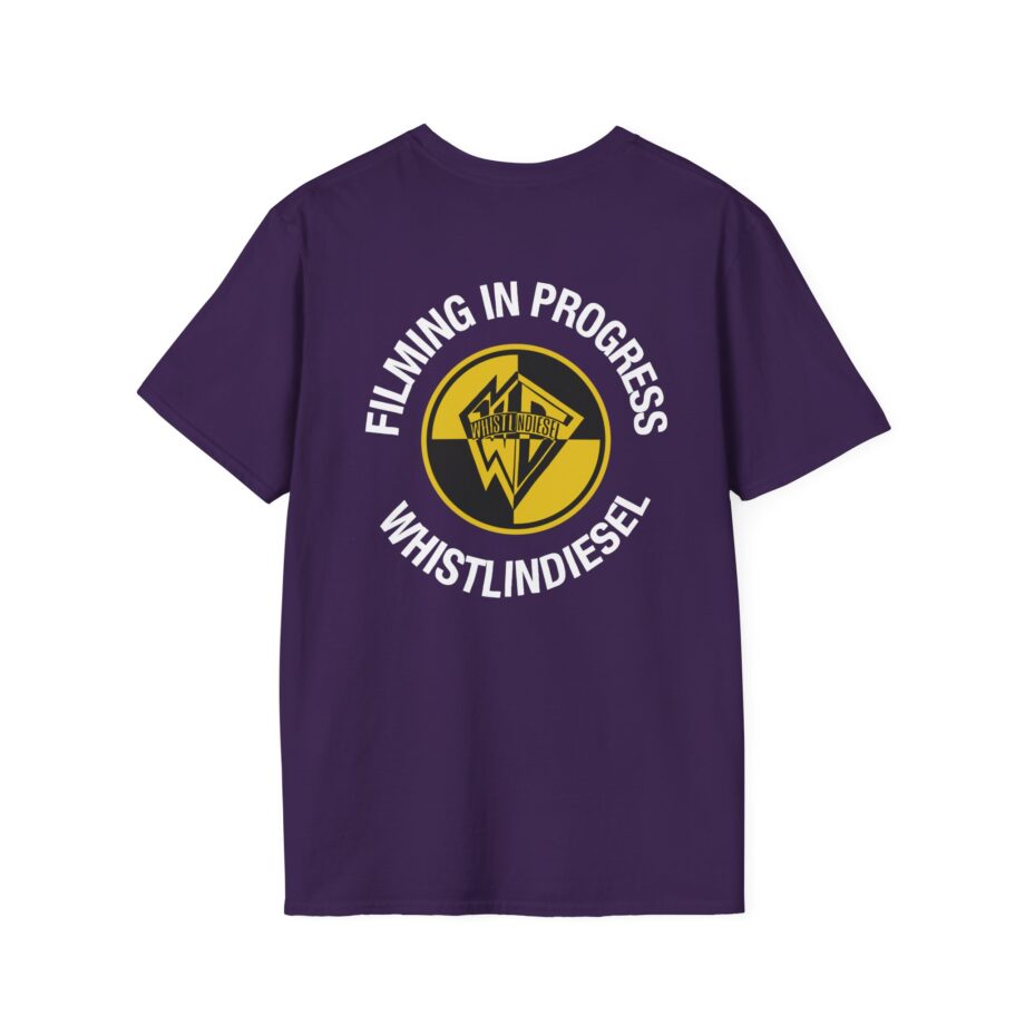 Whistlindiesel Filming in Progress Unisex Softstyle T-shirt