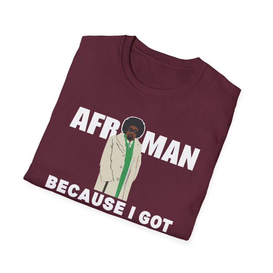 Because I Got High Afroman Unisex Softstyle T-Shirt