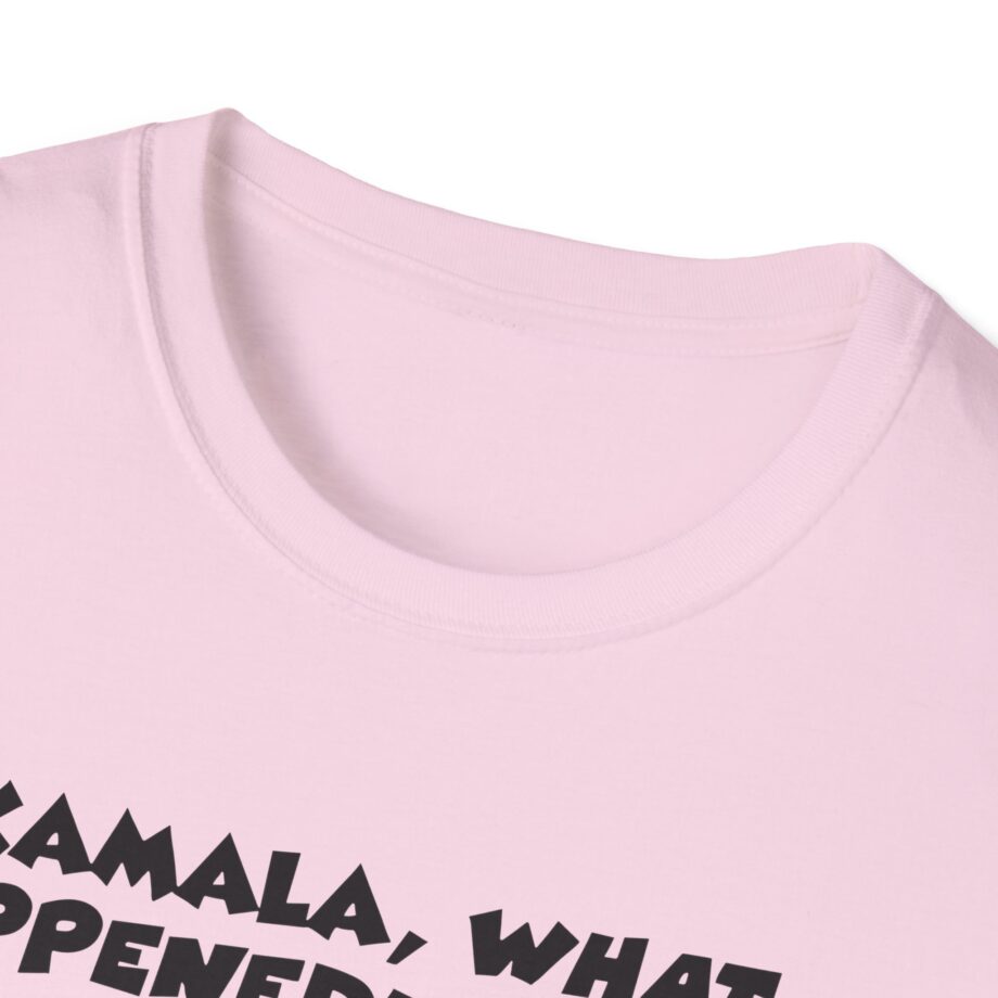 James Droz Kamala, What Happeneduhhh Unisex Softstyle T-shirt