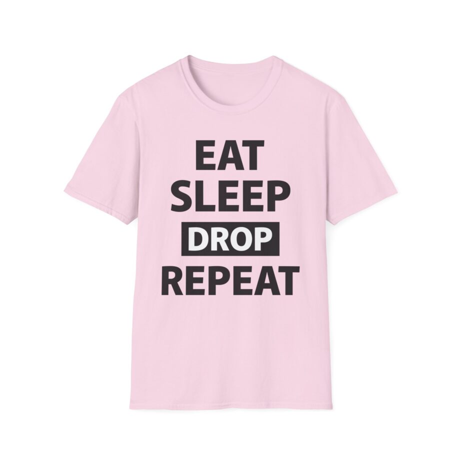 Morgz Eat Sleep Drop Repeat Unisex Softstyle T-Shirt
