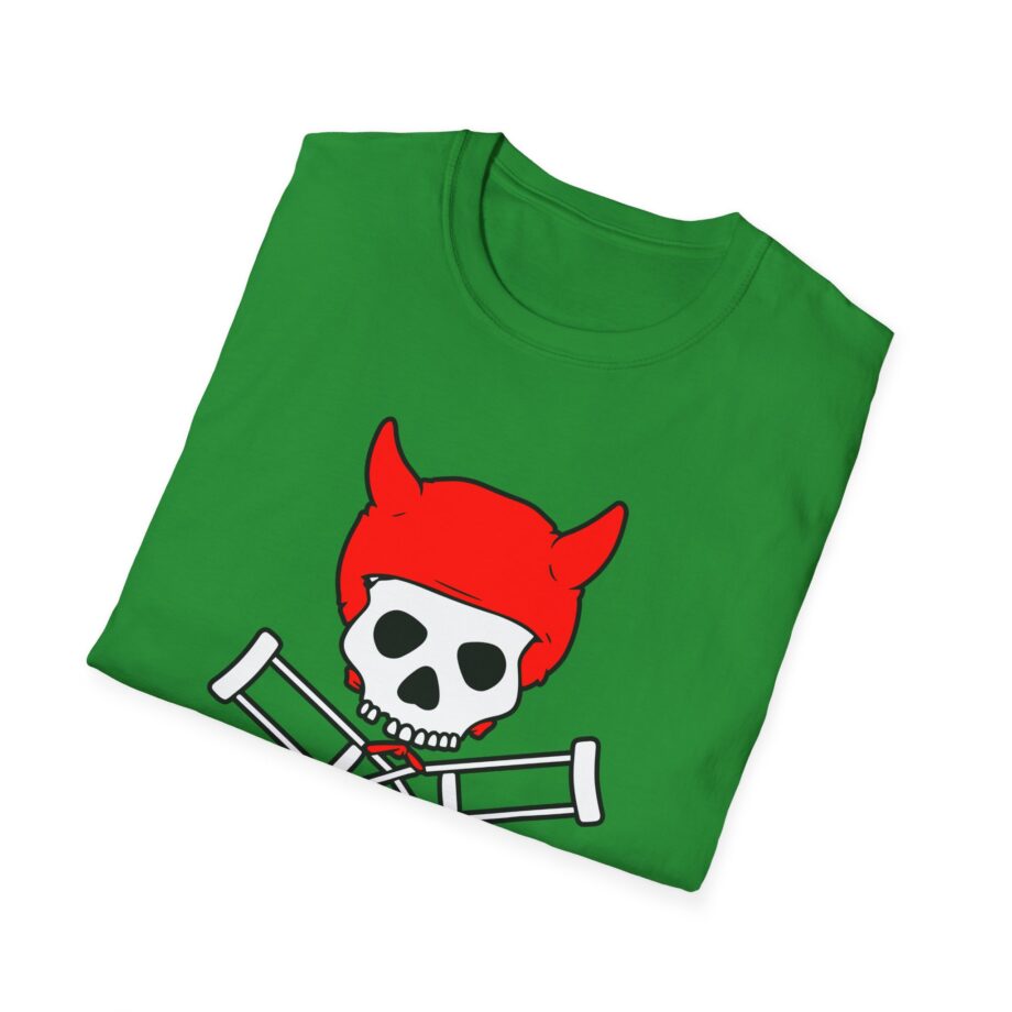 Jackass Devil Horns Skull & Crossbones Unisex Softstyle T-Shirt