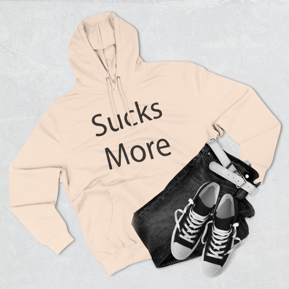 Hamzah Sucks More Tee Three-panel Fleece Hoodie