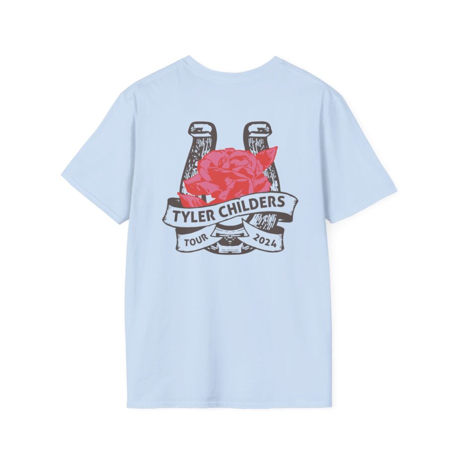 Tyler Childers Blue Muleshoe Unisex Softstyle T-shirt