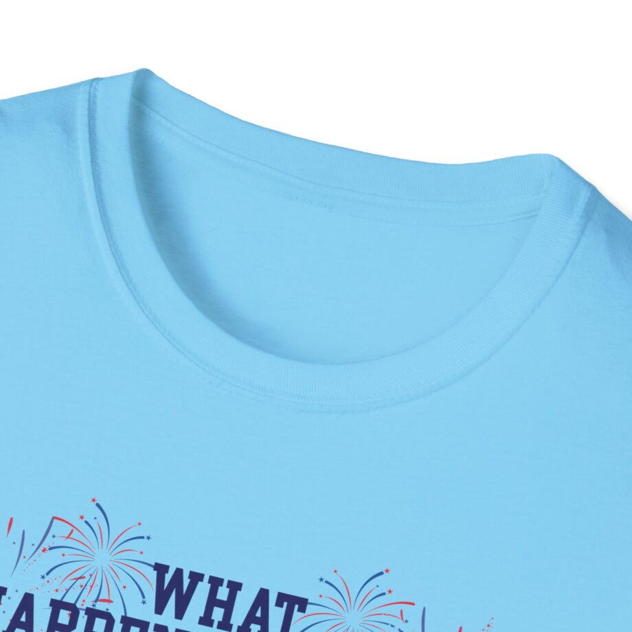 James Droz What Happeneduhhh Unisex Softstyle T-shirt