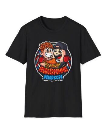 Burger Pommes eierkopf unisex softstyle t-shirt