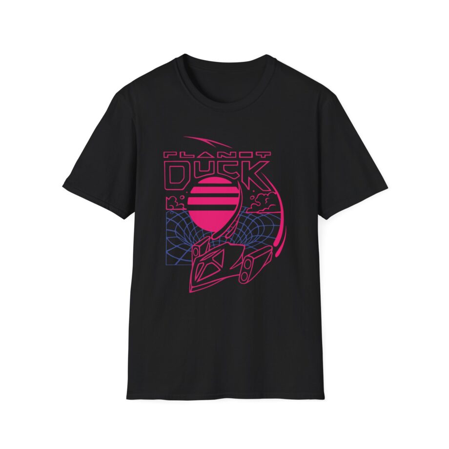 Quackity Plandy Dusk Neon Time Travel Unisex Softstyle T-shirt