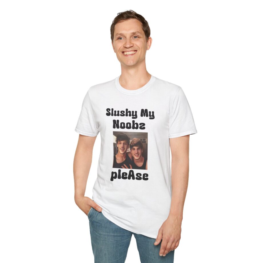 Slushy Noobz Martin and Hamzah Comedy Unisex Softstyle T-shirt