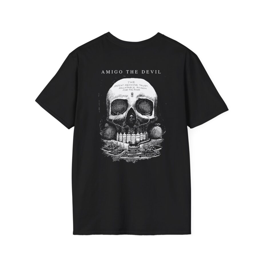 Amigo the Devil Death's Laboratory Unisex Softstyle T-shirt