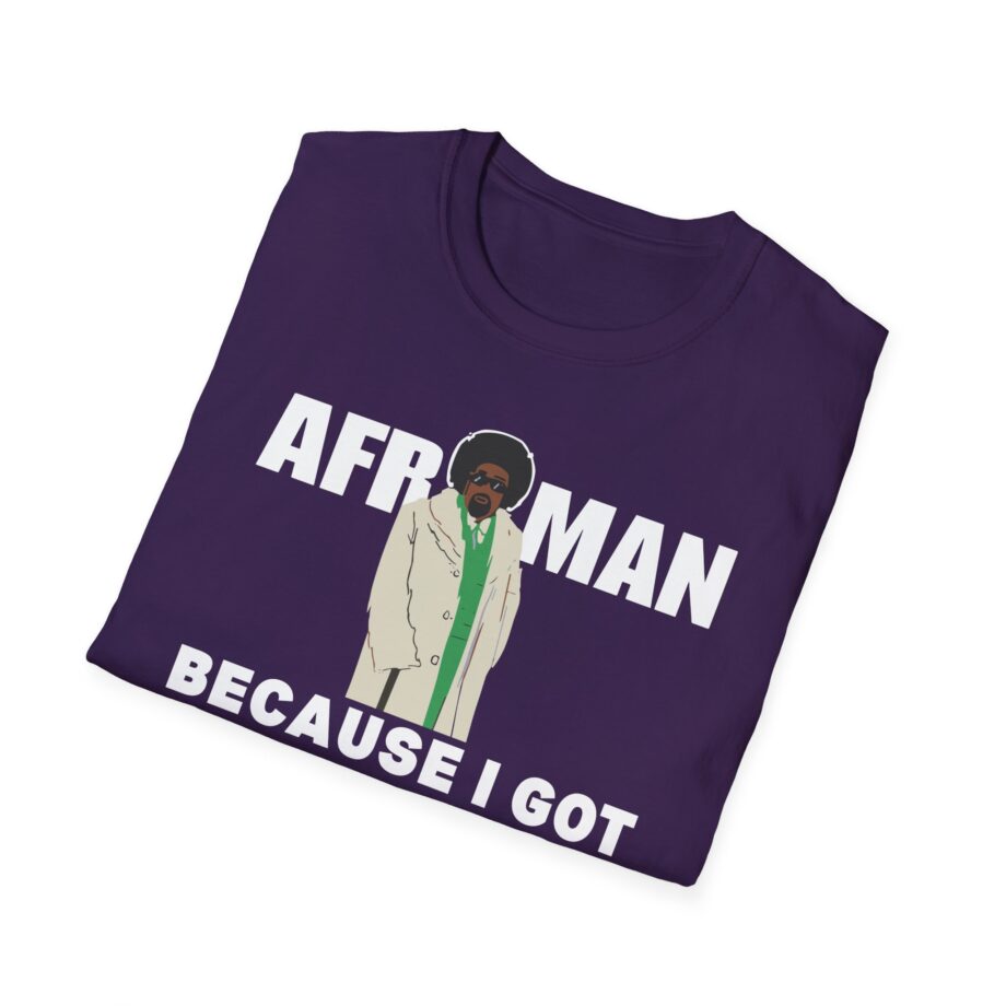 Because I Got High Afroman Unisex Softstyle T-Shirt