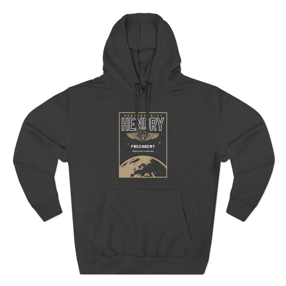 Joe Hendry Three-Panel Fleece Hoodie