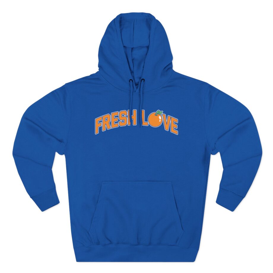 Three-Panel Fleece Hoodie