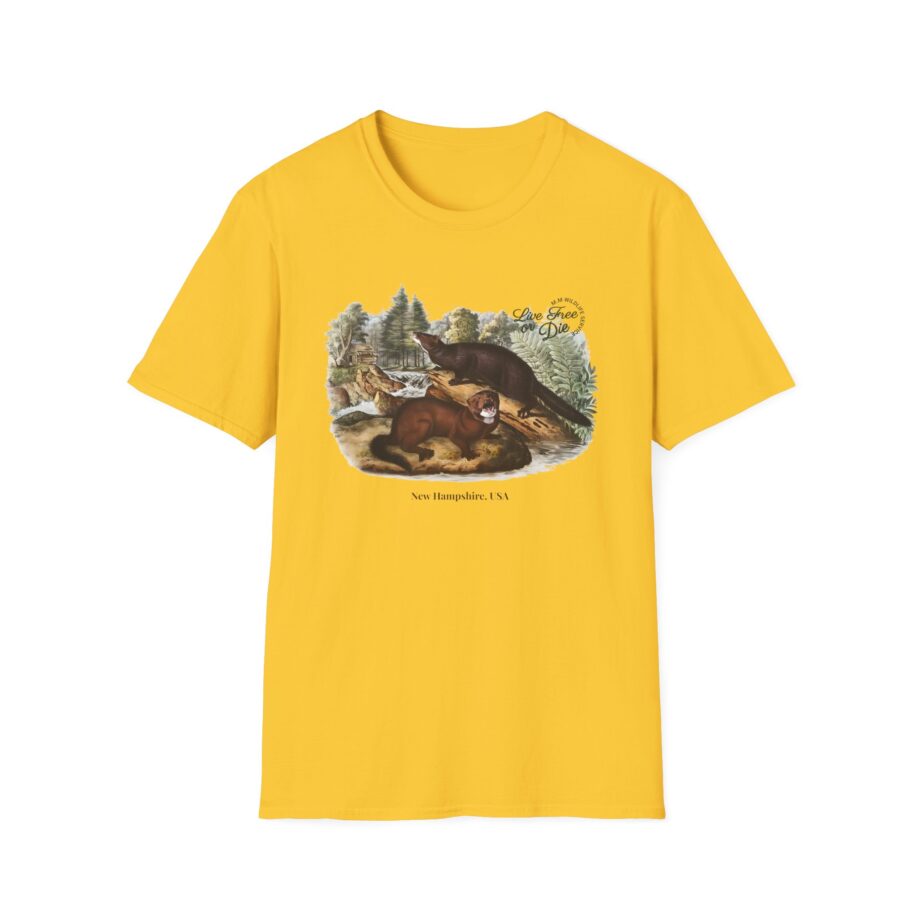 Live Free or Die in Mogul Hampshire Unisex Softstyle T-Shirt
