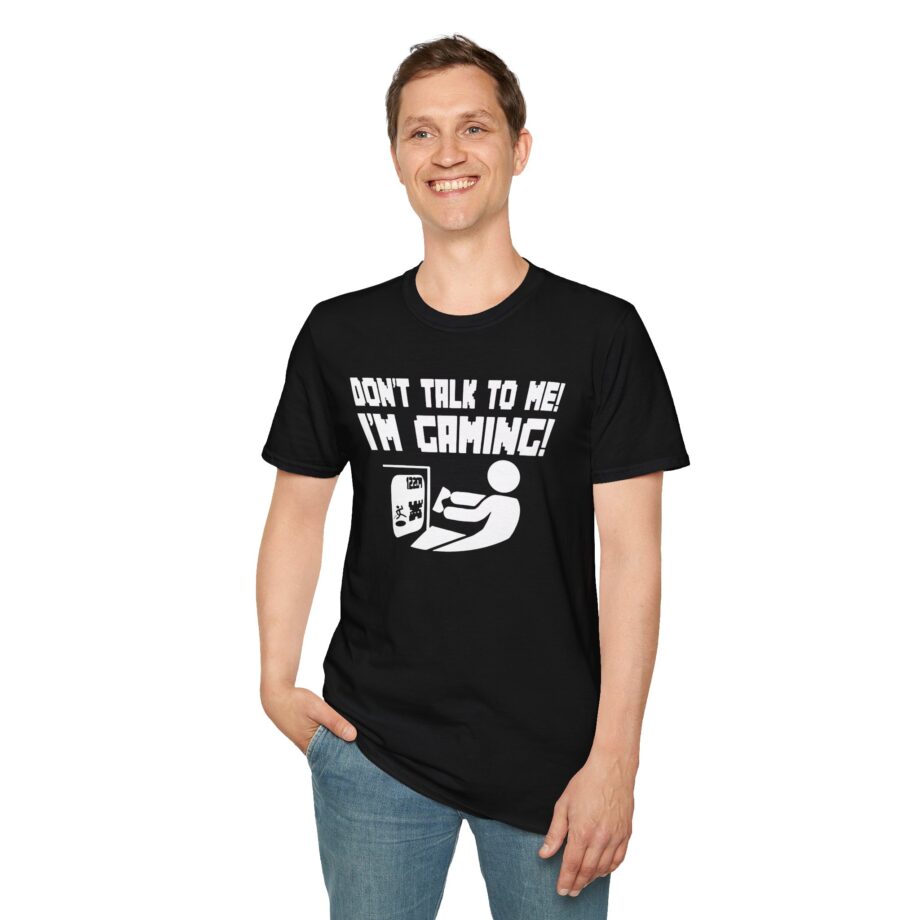 Popularmmos Dont Talk to Me  I Am Gaming Unisex Softstyle T-shirt