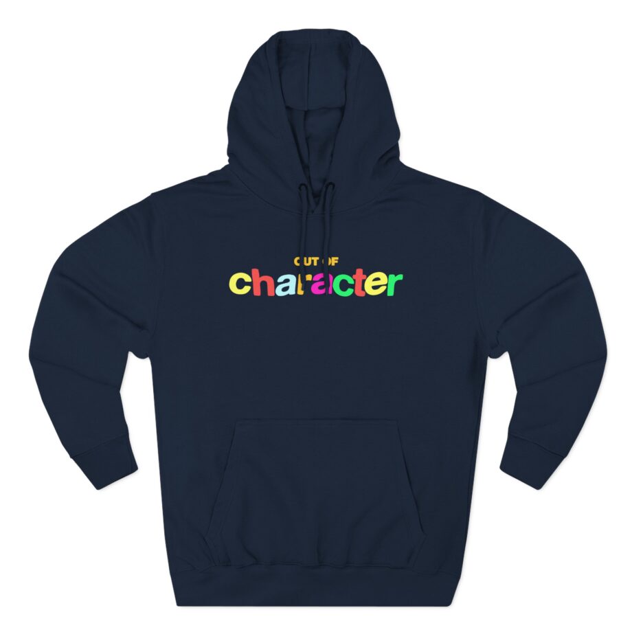 Slushy Noobz  Out Of Character Three-panel Fleece Hoodie