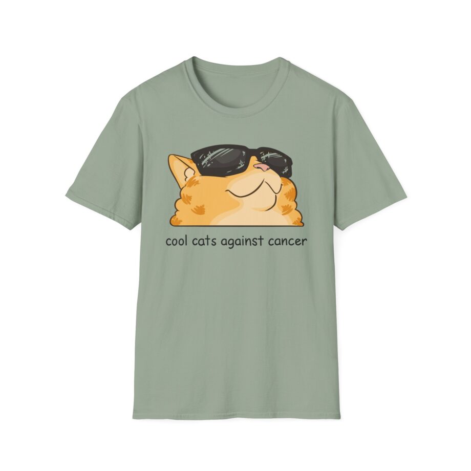 Lilsimsie Cool Cats Against Cancer Unisex Softstyle T-shirt