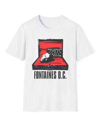 Fontaines Death Is Falling Down On Your Work Routine Unisex Softstyle T-Shirt